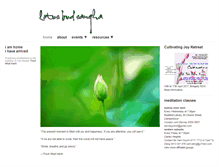 Tablet Screenshot of lotusbudsangha.org